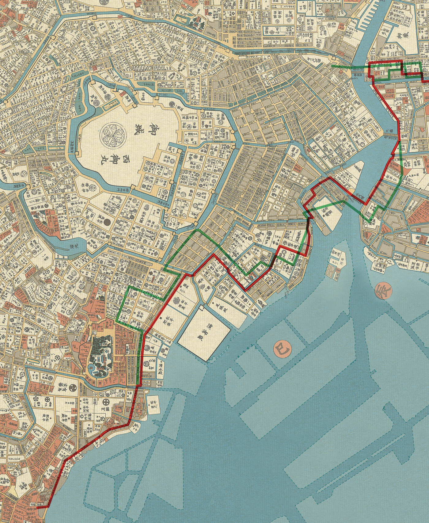 忠臣蔵コースマップ